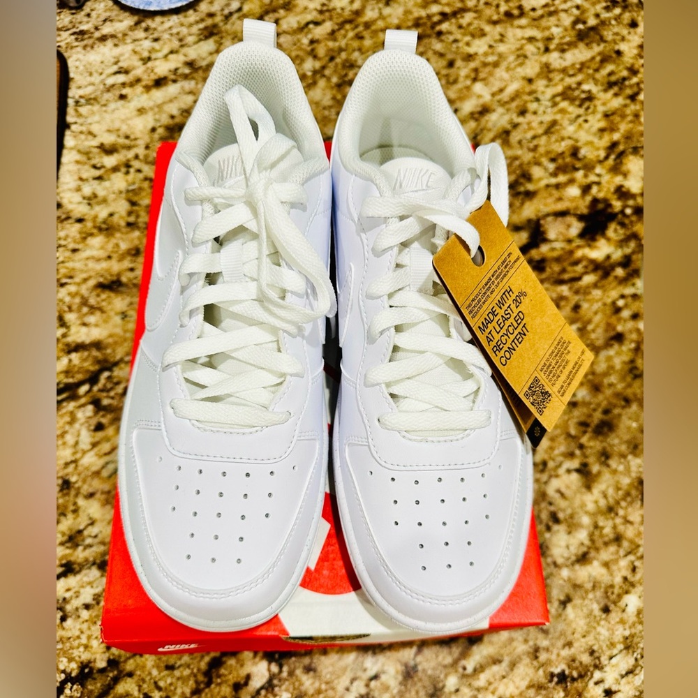 Never used Nike Court Borough Low Recraft Size 7Y
